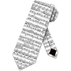 Three Rooker Music Ties Mens Sheet Musical Necktie Notes Neckties Tie