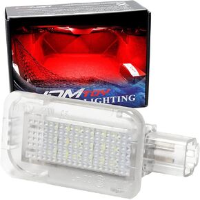 iJDMTOY Super Bright 2W High Power Xenon White Full LED Trunk Cargo Area Light Assembly Compatible with Honda, Compatible with Acura, Powered by 18-SMD LED Diodes