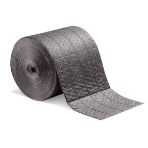 New Pig Rip-&-Fit Absorbent Mat Roll - Heavyweight Mat Roll - 15" x 150' - Absorbs up to 19.6 Gallons - MAT243