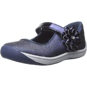 Stride Rite Haylie Mary Jane (Toddler/Little Kid), Silver, 8 Toddler