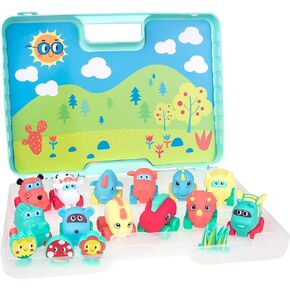 Lots to Play Toys - Baby Train 15 Piece Gift Set - JC Toys