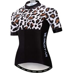 Weimostar Women's Cycling Jersey Short Sleeve MTB Road Bike Shirt Top