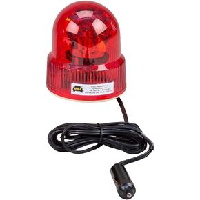 Wolo (3110-R) Beacon Light Rotating Emergency Warning Light - 12 Volt, Red Lens