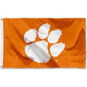 College Flags & Banners Co. Clemson Tigers CU University Large College Flag