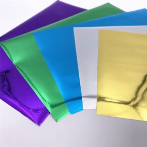 50pcs Foil Transfer Sheet for Cricut Joy Maker 3 Explore One Cricut Explore Air 2 3 105mm*160mm (No Heat Required)