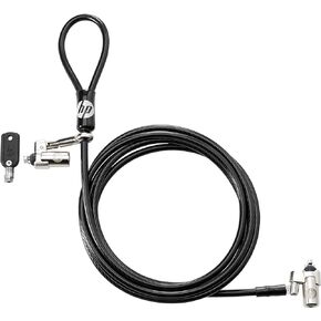BRETFORD, INC HP T1A64AA Dual Head Keyed Cable Lock - Security Cable Lock - 7 ft