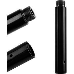 PRIOR FITNESS Pole Extension for 45mm Dance Pole 125/250/500mm or 5"/10"/20" Stainless Steel Accessories Tube to Connect Dancing Pole Titanium Adjust Length Height