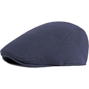 XYIYI Men Newsboy Cap Cotton Beret Hat Flat Ivy Gatsby Driving Cabbie Cap