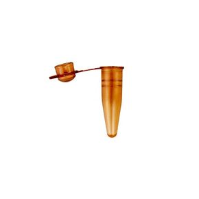 Caplugs Evergreen 214-3468-N80 Single PCR Tubes 0.2 mL, Polypropylene Co-Polymer, Amber (Pack of 200)