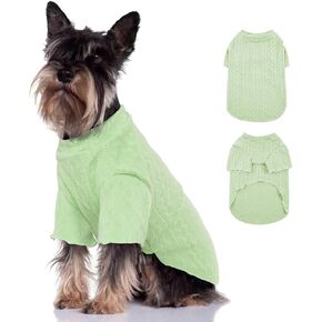 Bonaweite محبوك سترة الكلب للكلاب الصغيرة المتوسطة القطط، الدافئة الناعمة السترة جرو سترة الزي الكلب تريكو البلوز للكلاب فتاة صبي in Kuwait