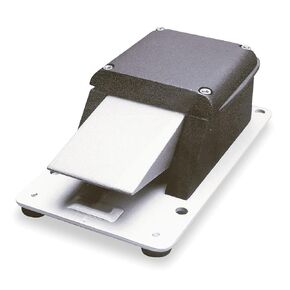 Linemaster 88SN1-05 Classic IV Foot Switch, Electrical, Single Pedal, Momentary, SPDT, Single Stage, Black