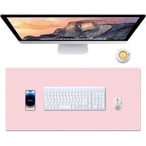 Galdas Gaming Mouse Pad XXL XL Large Mouse Pad Mat Long Extended Mousepad Desk Pad Non-Slip Rubber Mice Pads Stitched Edges Thin Pad(Black-23.6 * 11.8)
