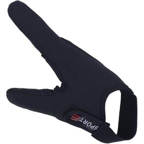 BushWalk Professional Finger Protector Neoprene Gloves Unisex Thumb and Index Finger Protector for Outdoor Fishing in Kuwait