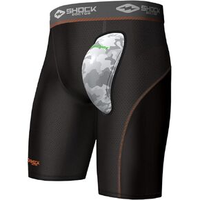 Compression Short with AirCore Hard Cup Black XXL