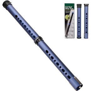 Ajimy Golf Ball Picker Upper Aluminium Ball Retriever Tool Golf, Golf Ball Retriever for Putter Portable Golf Ball Tube & Golf Gift for Men Women
