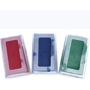 Sheep & Goat Mating Crayon Block Marker for Ram Breeding/Marking Harness by Rurtec, 3 Pack Cold Red, Blue & Green, Made in New Zealand