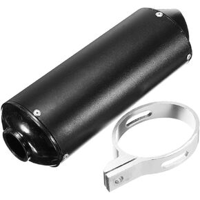 1.26" 32mm Exhaust Muffler With Clamp for 90cc 110cc 125cc 140cc 150cc 160cc 4 Wheeler ATV Quad Motorcycle Scooter Chinese Taotao Street Dirt Pit Bike Black