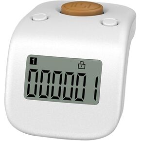 OHPHCALL Chanting Counter Digital Counter Mini Rosary Muslim Prayer Beads Prayer Digital Tasbih Handheld Number Click Counter Decompression Bead Digital Rechargeable Finger Handheld Counter