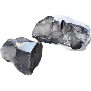 KonvoySG English Flint Stone Rock for Use with A Carbon Steel Striker (not Included) for Bushcraft, Survival and Camping Activities. Comes in an Emergency Tinder Jute Bag.