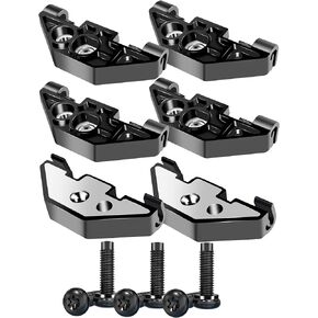 Hard Top Retainer Nut with Clip Fits for Jeep Wrangler JK JKU 07-18, Quick Removal Hard Top Hardware Kit, Steel