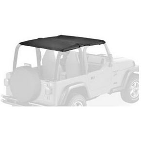 Bestop 5253015 Black Denim Safari-Style Bikini Top for 1997-2002 Wrangler