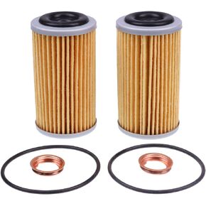 Chamixx 2X Transmission Oil Filter with Gasket and Drain Plug Washer 31726-28X0A 11026-JA00A Compatible with Nissan Rogue Sentra Versa Maxima Altima