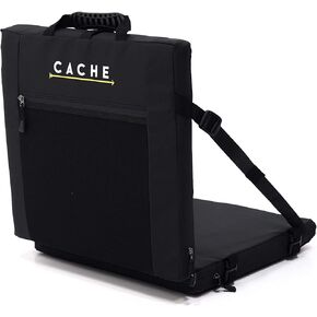 Stadium Seats for Bleachers with Back Support and Padded Cushion - Lightweight Stadium Cushion - Zip Mesh Storage Pocket - Lightweight Padded Seat for Sports Events - Tailgate Chair with Handle.