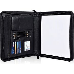 محفظة جلدية للرجال والنساء - منظم متعدد الجيوب مزود بسحاب in Kuwait