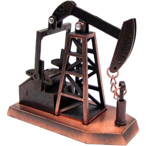 Treasure Gurus 1:48 O Gauge Scale Replica Oilfield Oil Pump Jack Rig Die Cast Pencil Sharpener