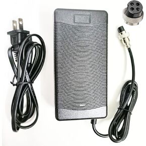 [ملاءمة معتمدة] شاحن سكوتر 63 فولت 2.0 أمبير فائق السرعة بأربعة شقوق، لـ Segway Ninebot S.S-MAX، Mini Pro، Go Kart، Go Kart Pro 4-Pin Connector 54V شاحن بطارية in Kuwait