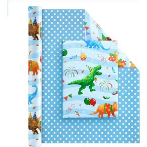 WERNNSAI St Patricks Day Lucky Wrapping Paper Roll - 1 Roll 17"x 33 ft St Patricks Day Gift Wrapping Paper for Kids Green Shamrock Wrapping Paper Leprechaun Gold Coins Baby Boy Party Decor Favors