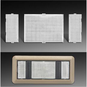 MoriNed Interior Roof Dome Light Cover Map Clear Lens Overhead Console Compatible with Chevy K1500 C1500 GMC K2500 C2500 1988-2000, Tahoe Yukon Suburban Silverado Sierra Pickup SUV