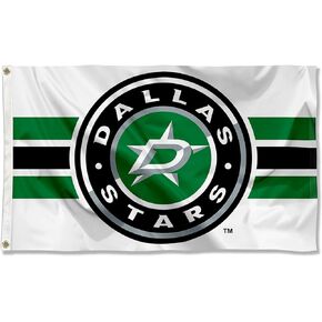 Dallas Stars White 3x5 Feet Banner Flag