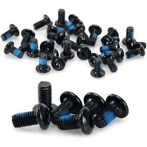 Farbetter 50pcs Bicycle Disc Brake Bolts MTB Rotor Bolts M5x10mm Screws Stainless Steel T25 Bicycle Disc Brake Rotor Bolts Screw