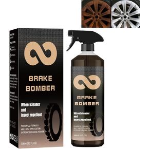 YG LianKai 𝟑𝟎𝟎𝐦𝐥 منظف عجلات الفرامل، منظف قوي للعجلات، بخاخ منظف العجلات غير الحمضي، مثالي لتنظيف العجلات والإطارات، على السبائك والكروم والعجلات المطلية in Kuwait