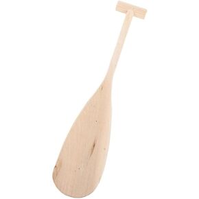 Toddmomy Wooden Boat Paddle Unfinished Boat Paddle Oars DIY Wood Greek Paddle Craft Coastal Wall Decor Door Hanging Ornament Beach Theme Home Decoration 23.5inch