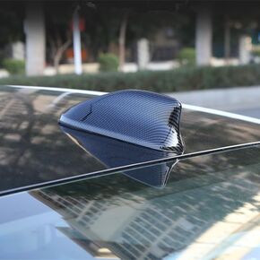 for Honda Accord 2018-2022 Car Roof Antenna Shark Fin Aerial Antenna Decorative Cover Trim Car Accessories 1pc (Carbon Fiber Black)