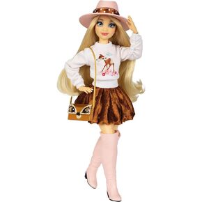 Disney ily 4EVER Dolls Disney 100 - Bambi 11.5" Tall with 13 Points of Articulation, Two Complete Mix-and-Match Outfits and Glittery Mickey Ring for You!