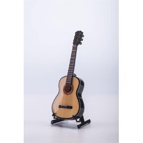 ALANO Mini Electric Guitar Model Acoustic Guitar Music 15cm Miniature Christmas Tree Pendant Decoration Musical Instrument Copy Gift Christmas Ornament Party Decoration