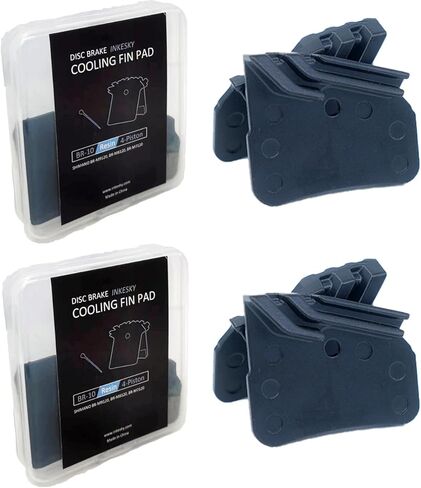 زوجان من وسادات فرامل قرص الدراجة من Inkesky BR-10 متوافقة مع Shimano N03A - الراتنج مع زعنفة تبريد in Kuwait