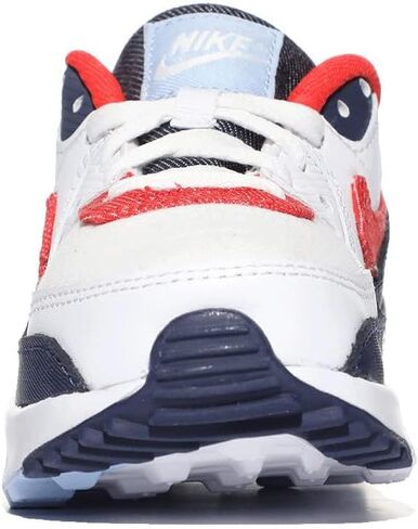 Nike Baby Boy's Air Max 90 (Infant/Toddler) White/Chile Red/Midnight Navy 4 Toddler M in Saudi Arabia
