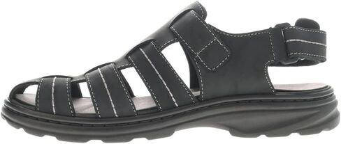Propet Mens Hunter Fisherman Athletic Sandals Casual - Black in Saudi Arabia