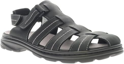 Propet Mens Hunter Fisherman Athletic Sandals Casual - Black in Saudi Arabia