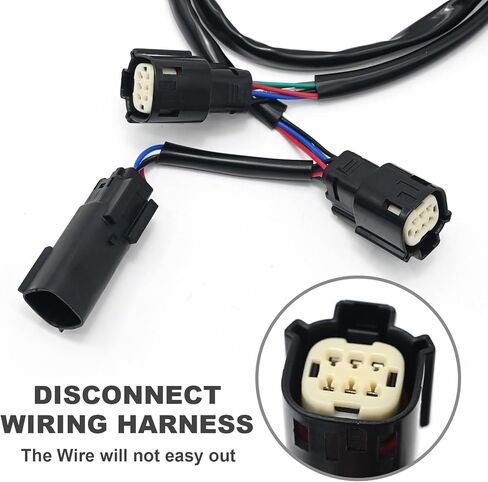 Momiuchear CD-TP-QD-14 قطع غيار الأسلاك السريع لدراجة نارية Harley Davidson Tour Pak 2014 2015 2016 2017 2018 1019 2020 2021 2022 2014-2022 in Kuwait