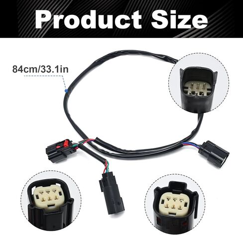 Momiuchear CD-TP-QD-14 قطع غيار الأسلاك السريع لدراجة نارية Harley Davidson Tour Pak 2014 2015 2016 2017 2018 1019 2020 2021 2022 2014-2022 in Kuwait