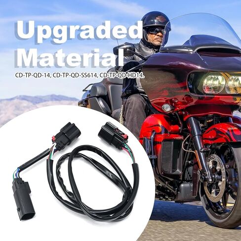 Momiuchear CD-TP-QD-14 قطع غيار الأسلاك السريع لدراجة نارية Harley Davidson Tour Pak 2014 2015 2016 2017 2018 1019 2020 2021 2022 2014-2022 in Kuwait