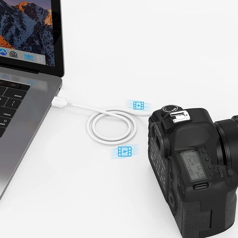 سلك كابل شحن USB بديل من Arzweyk متوافق مع Texas Instruments TI-84 Plus CE، TI-84 Plus C Silver Edition، TI 89 Titanium، TI Nspire CX CAS شاحن الآلات الحاسبة الرسومية، 3FT، أبيض in Kuwait