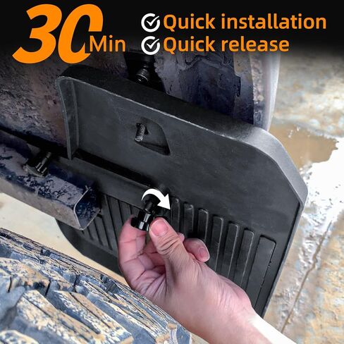 واقيات الطين من BEEGROW لملحقات Ford Bronco 2021 2022 2023 2024 2/4 باب، لا توجد حاجة للحفر، مصدات أمامية وخلفية 4 قطع (غير مناسبة Bronco Sport) in Kuwait