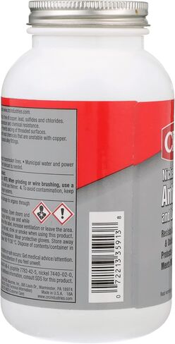 مركب تشحيم ومضاد للاحتجاز من النيكل CRC SL35913 - 16 واط. أوقية، الشحوم المضادة للاستيلاء على التركيبات، البطانات، الشفاه، الرؤوس in Saudi Arabia