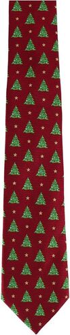 Trafalgar Men's Oh Christmas Tree Novelty Silk Necktie in Saudi Arabia